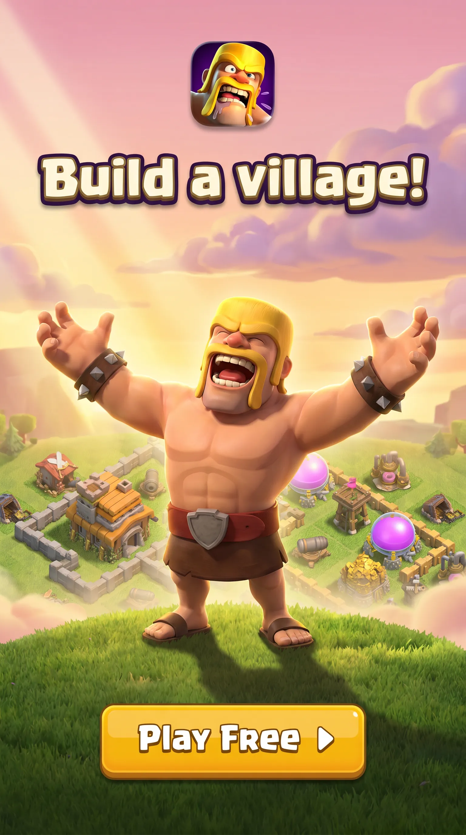 Clash of Clans — Game Ad Studio output